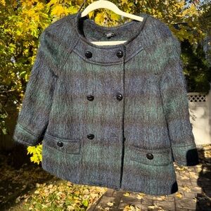 SOLD
 Wool, Alpaca & Mohair Plaid Women's Jacket